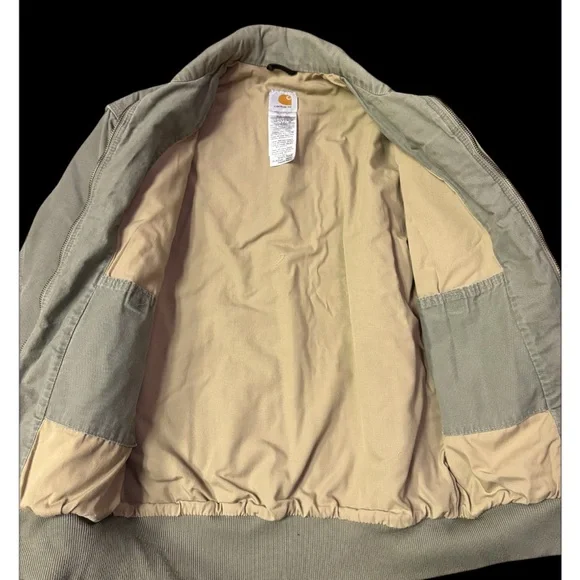 Carhartt Olive Bomber Jacket - Picture 2 of 4